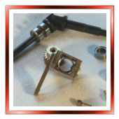 Teile der neuen Vorderachse