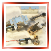 Teile der kompletten Vorderachse